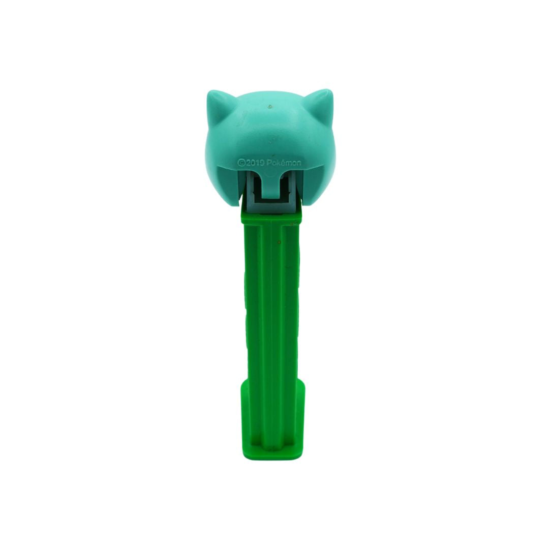 Green and teal cat-shaped product on a white background