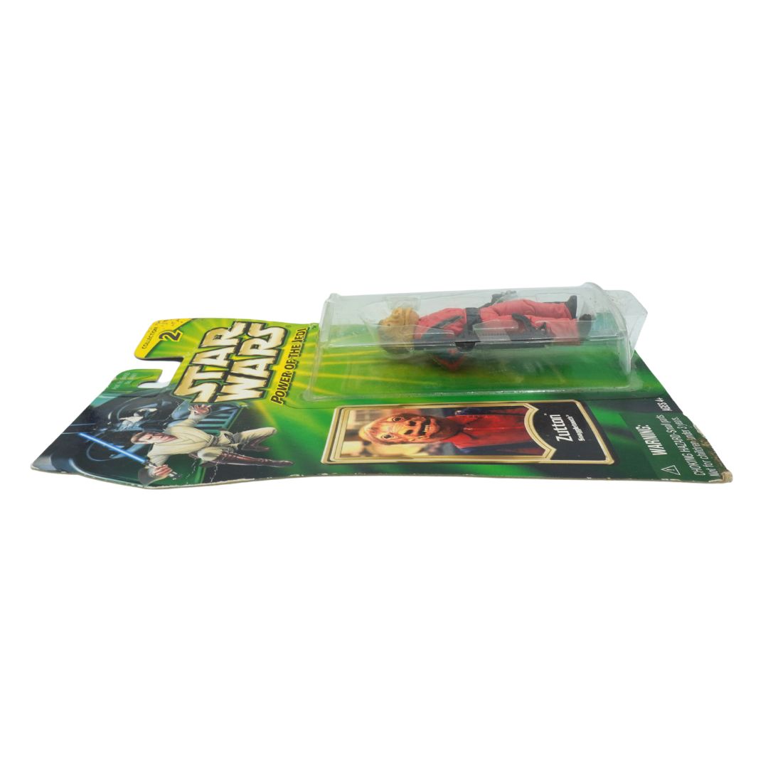 Star Wars action figure in packaging on a white background