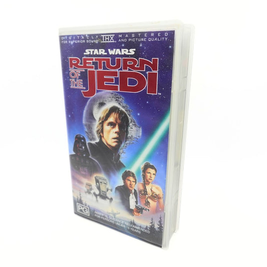 Photo of the front cover of the Return of the Jedi Digitally Remastered Australian release tape