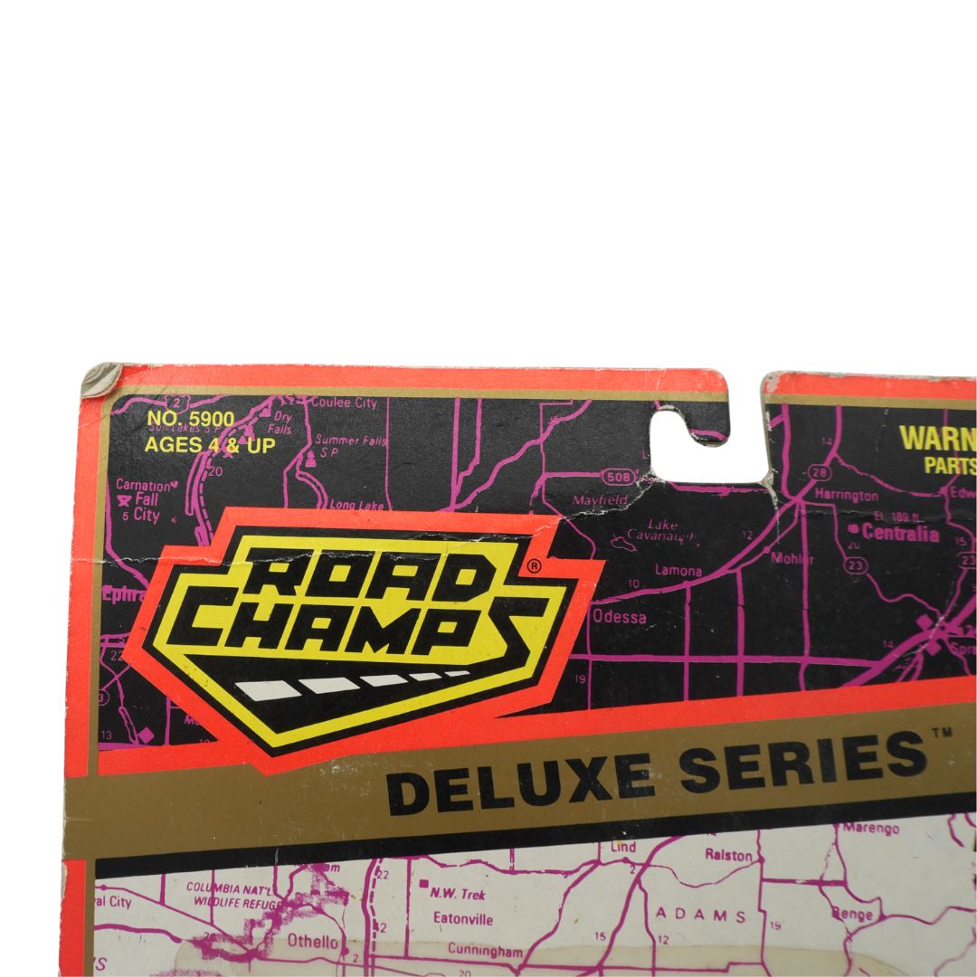 Road Champs Deluxe Series packaging with map design
