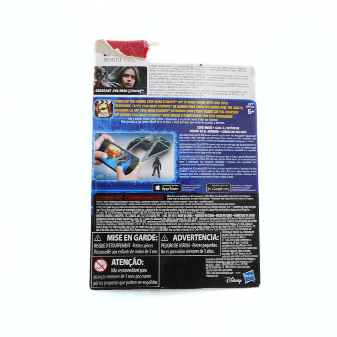 Back view of a toy packaging with text and images on a white background
