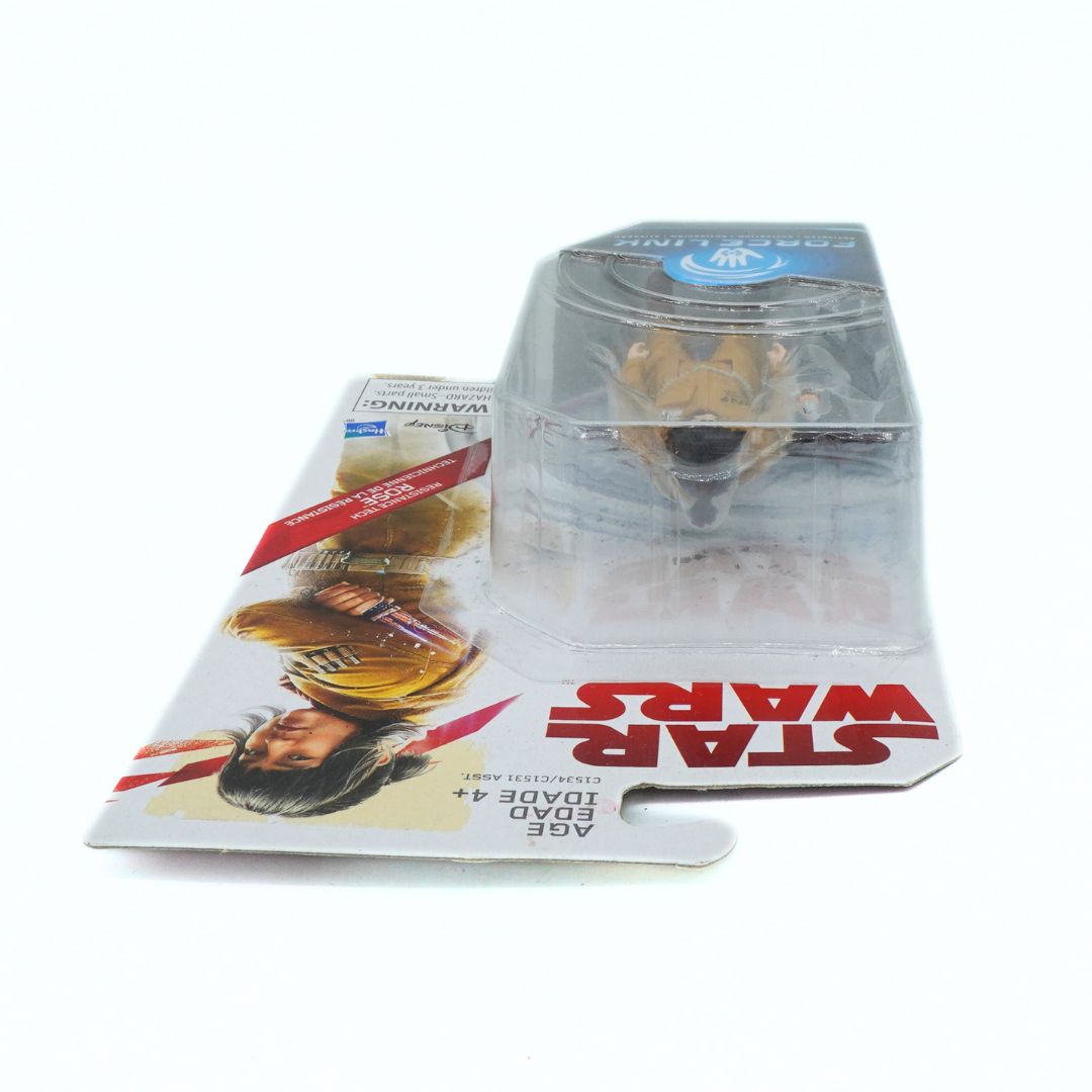 Star Wars action figure in packaging with a white background