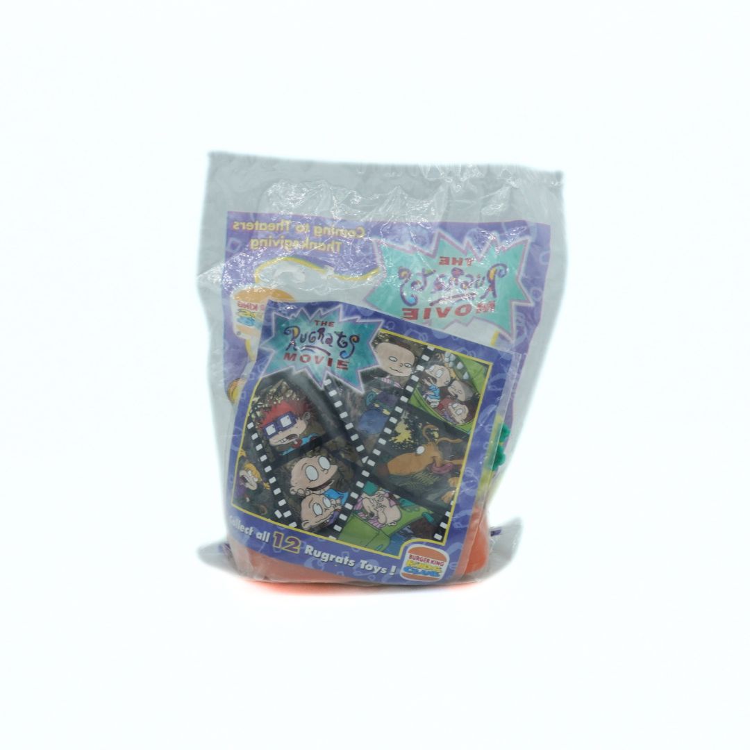 Packaged toy with colorful graphics on a white background