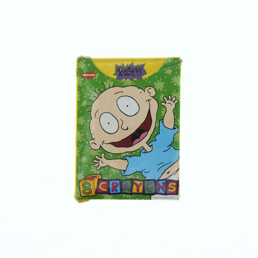 Crayola Rugrats crayon box with cartoon character on a white background