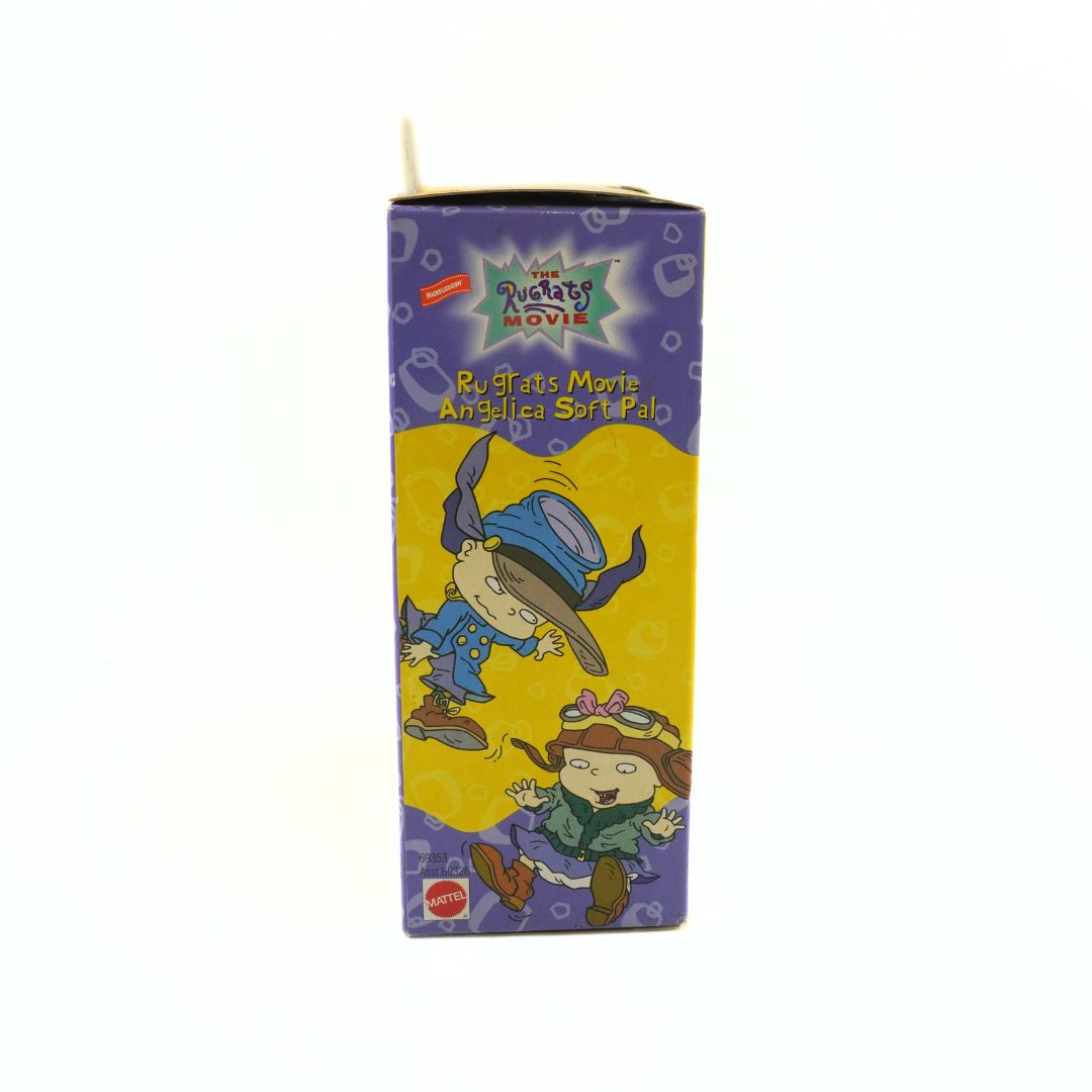 Side on photo of the Rugrats Movie Angelica Soft Pal box