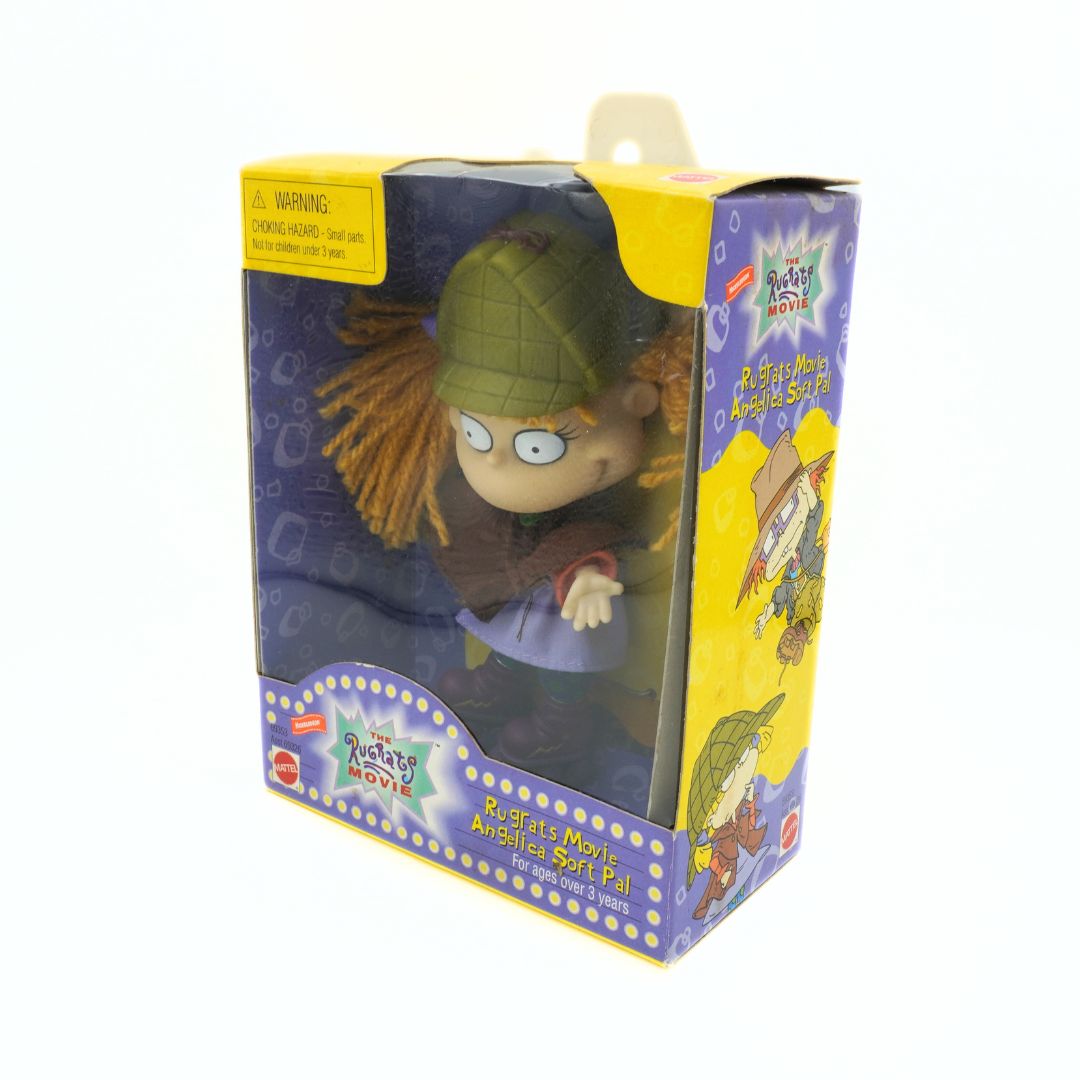 A Soft Pal doll of Angelica released in 1998 alongside the Rugrats Movie inside her original packaging