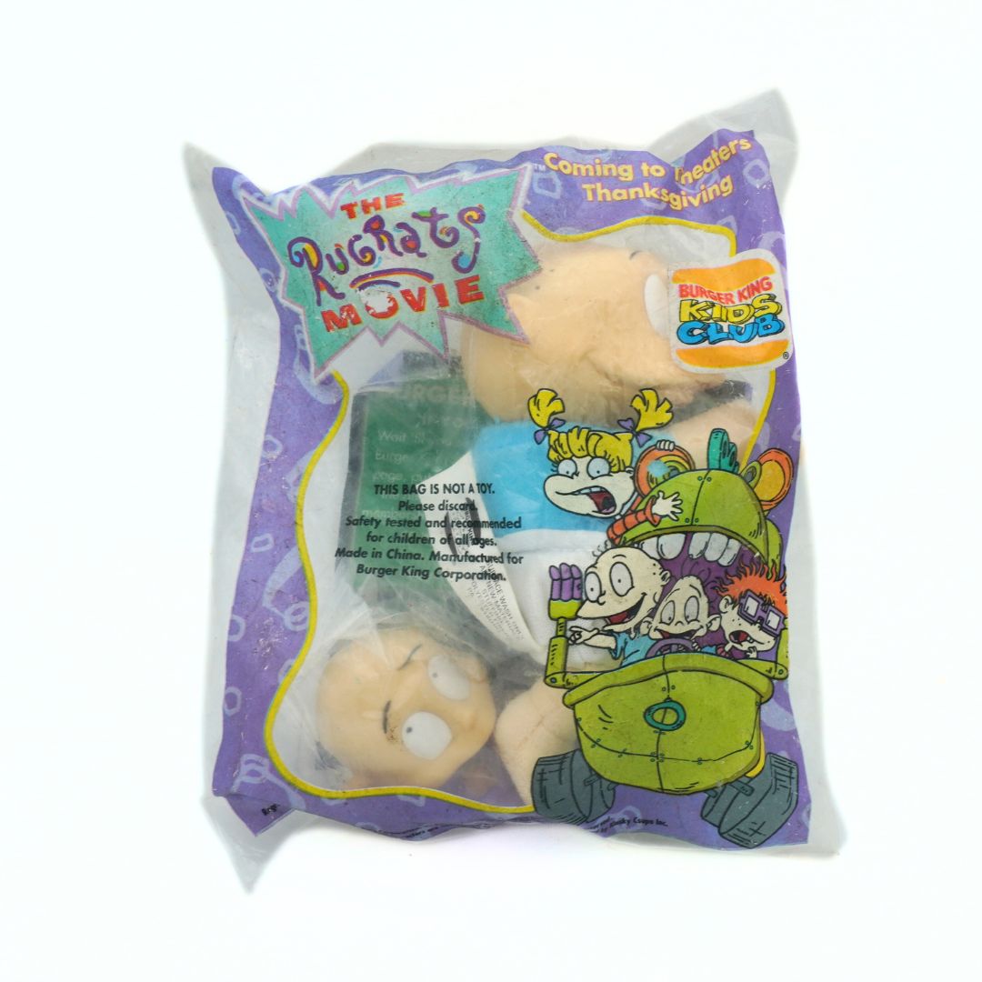 Unopened Rugrats Movie Burger King toy featuring Tommy and Dil Pickles, released in 1998