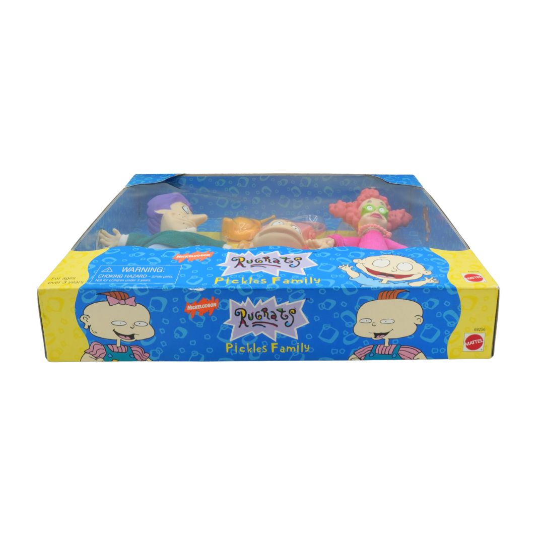 Nickelodeon Rugrats toys packaging with cartoon characters on a white background