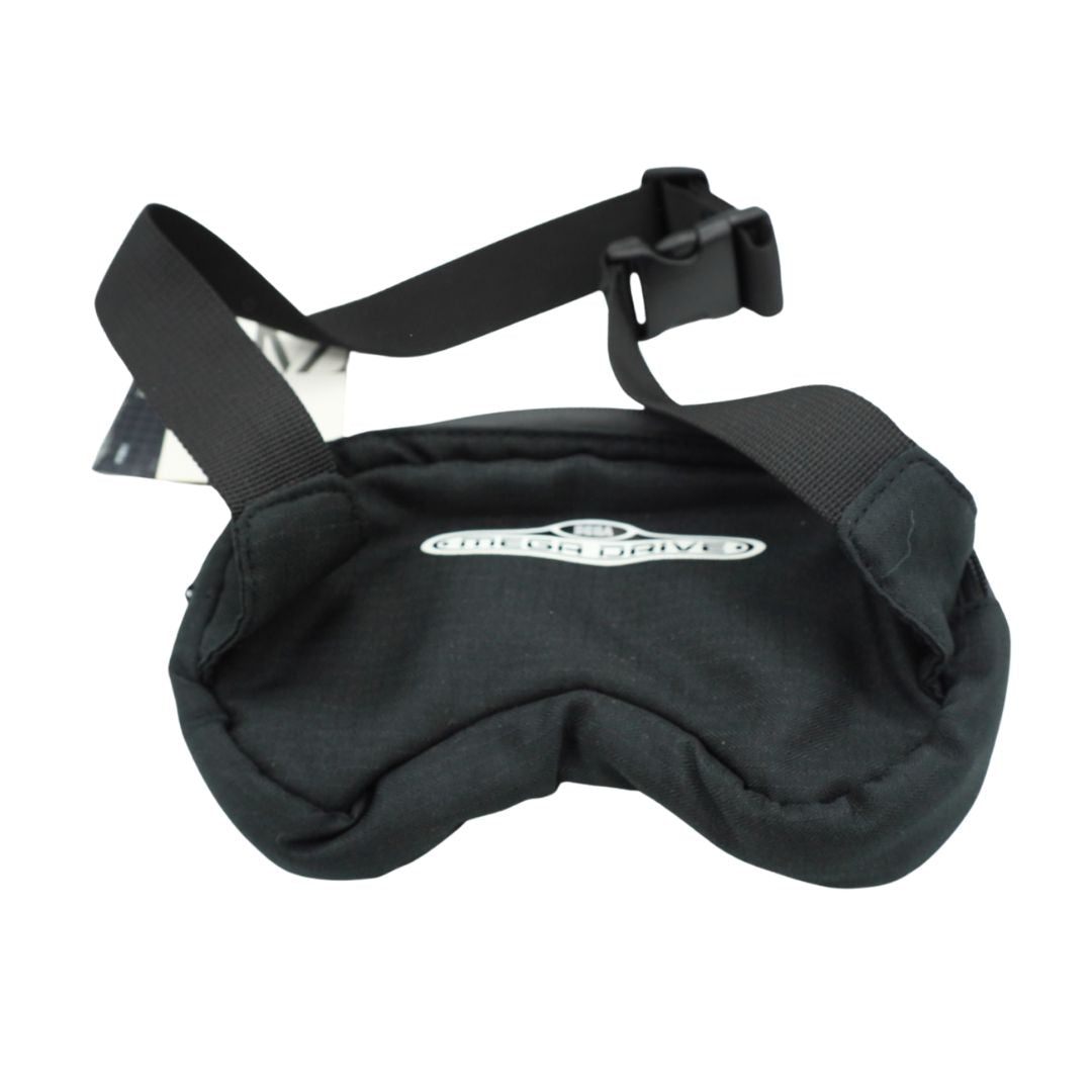 A black and white bumbag/fanny pack with a Sega Mega Drive controller design