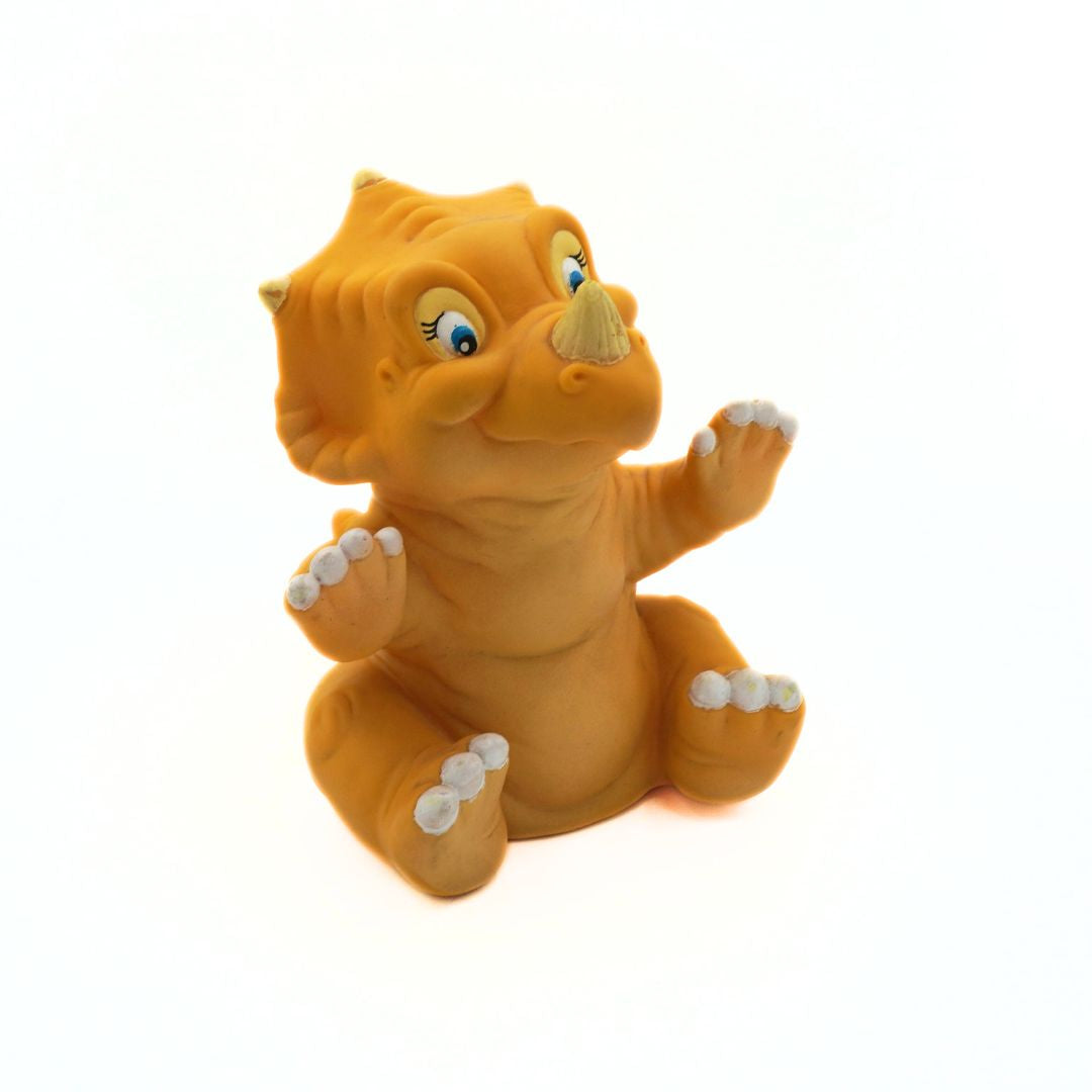 Plush toy resembling a cartoon character on a white background