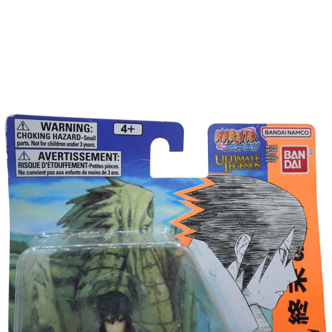 Action figure packaging with character illustration and BANDAI branding