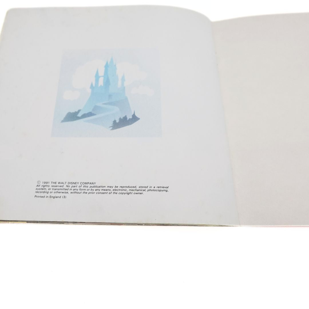 Internal publishing page of the 1991 Snow White paperback book