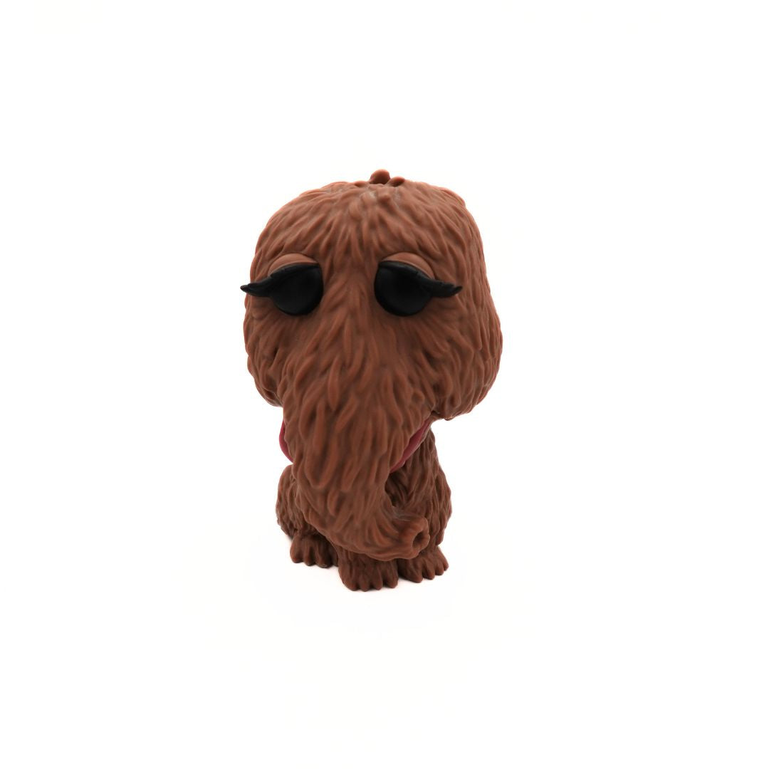 Front on photo of the supersize pop vinyl Mr. Snuffleupagus Funko Pop, released as part of a Sesame Street collection