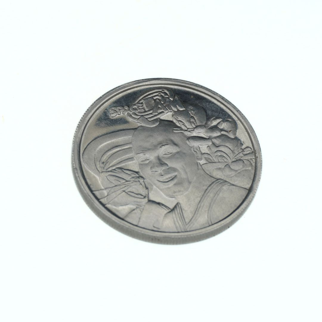 Silver coin released in line with the VHS premiere of Space Jam in 1997