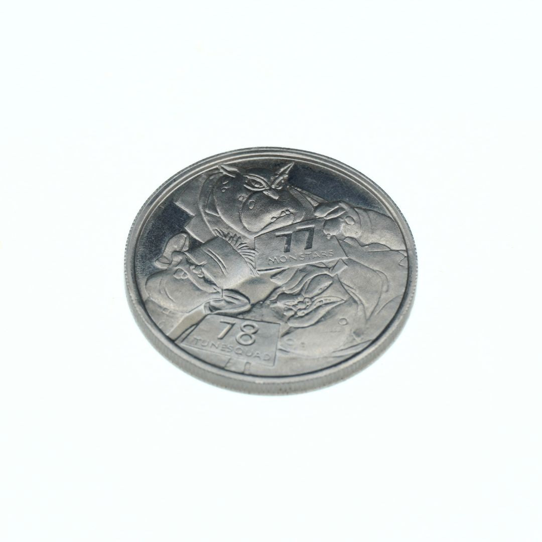 Silver coin released in line with the VHS premiere of Space Jam in 1997