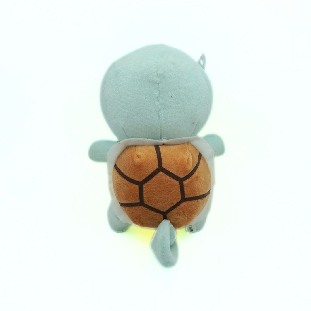 Plush Pokemon Squirtle with brown shell