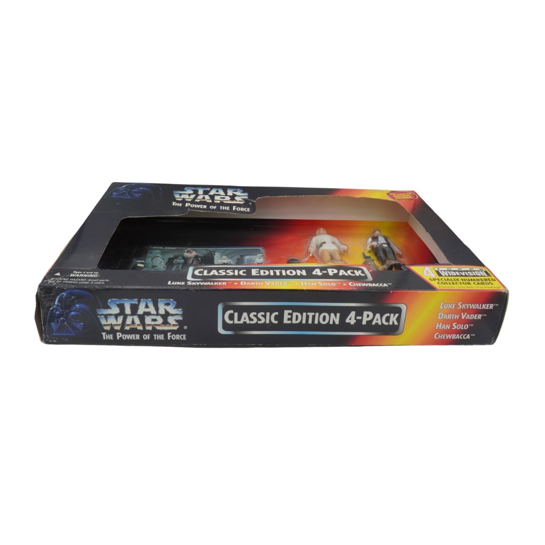 Star Wars Classic Edition 4-Pack toy box on a white background