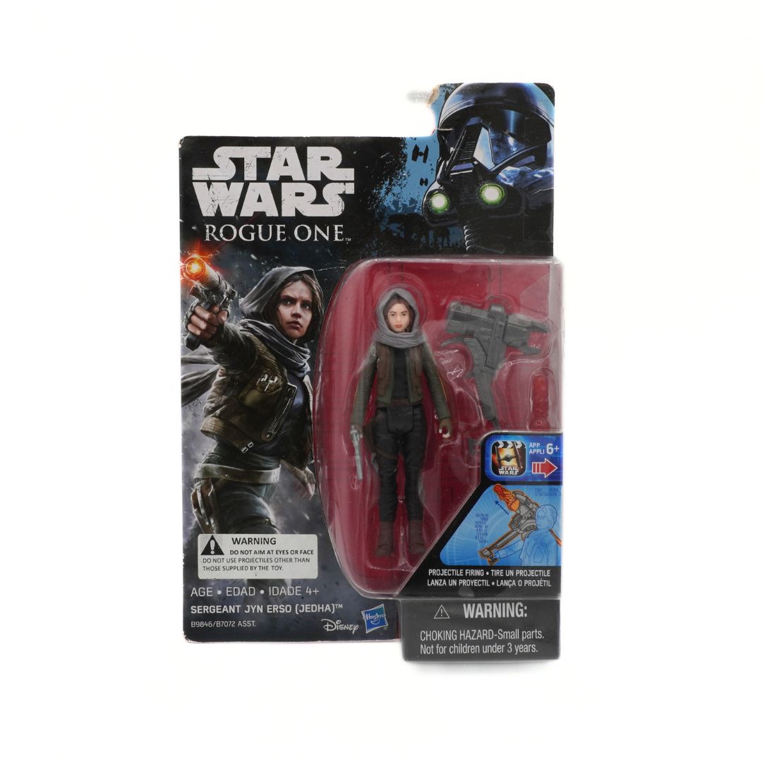 Star Wars Rogue One action figure in packaging on a white background