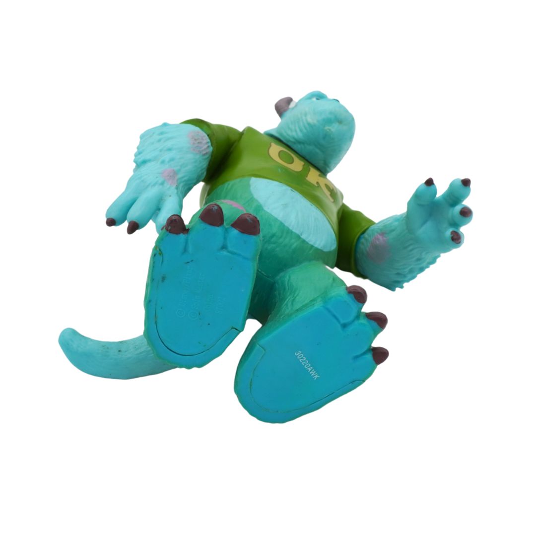 Toy figure of a character from a movie on a white background