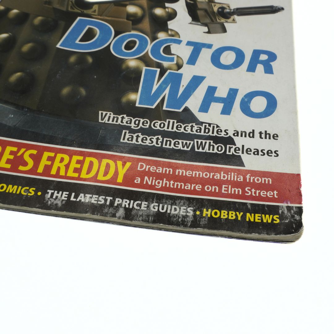 Wear to the corner of a vintage TV Film Memorabilia magazine
