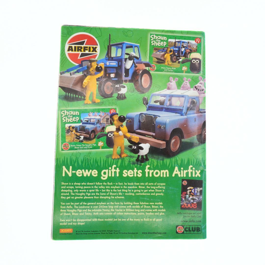 Back cover on a 2008 edition of TV Film Memorabilia magazine showing an Airfix ad