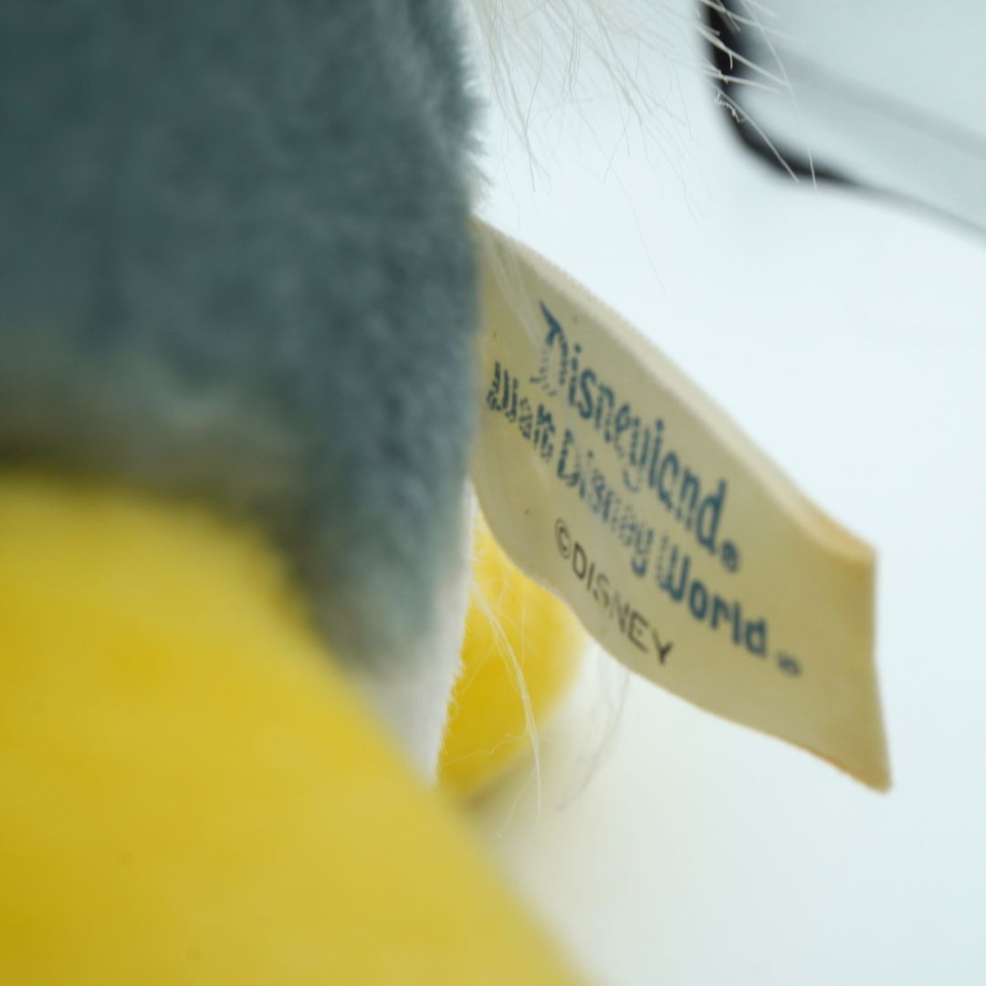 Disneyland and Walt Disney World tag on a vintage Thumper toy