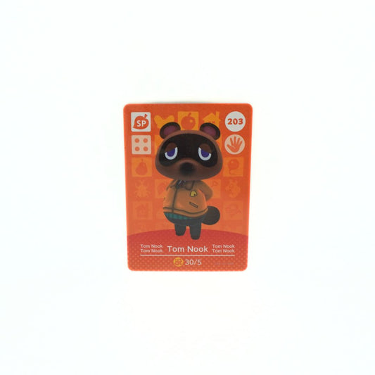 Card featuring a character from a video game on an orange background