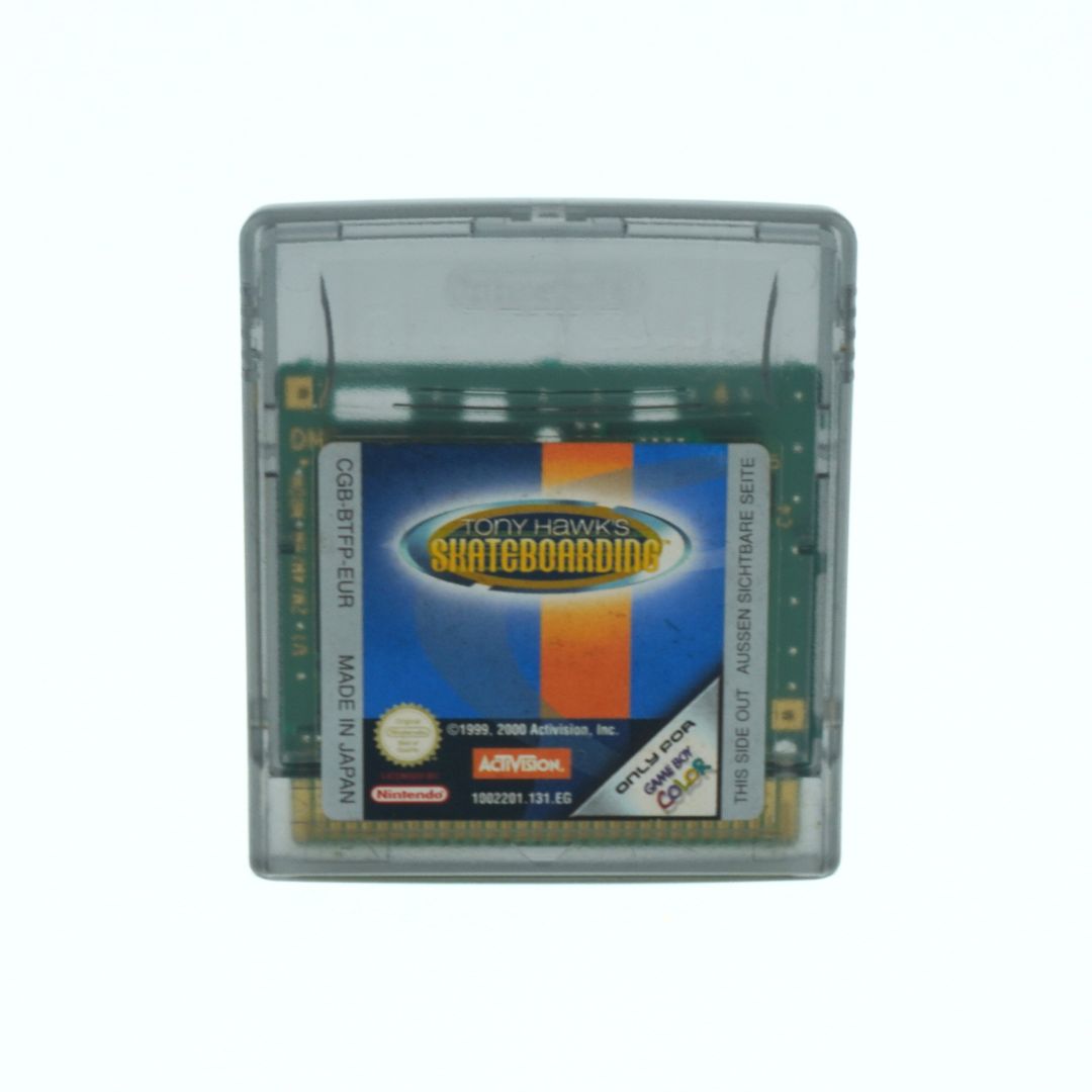 Game cartridge for 'Tony Hawk's Skateboarding' on a white background