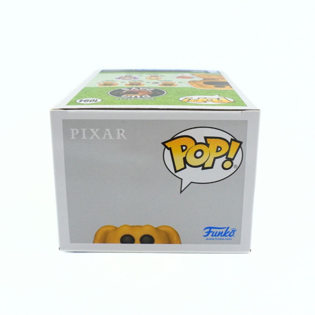 Funko Pop! vinyl figure packaging with Pixar branding on a white background