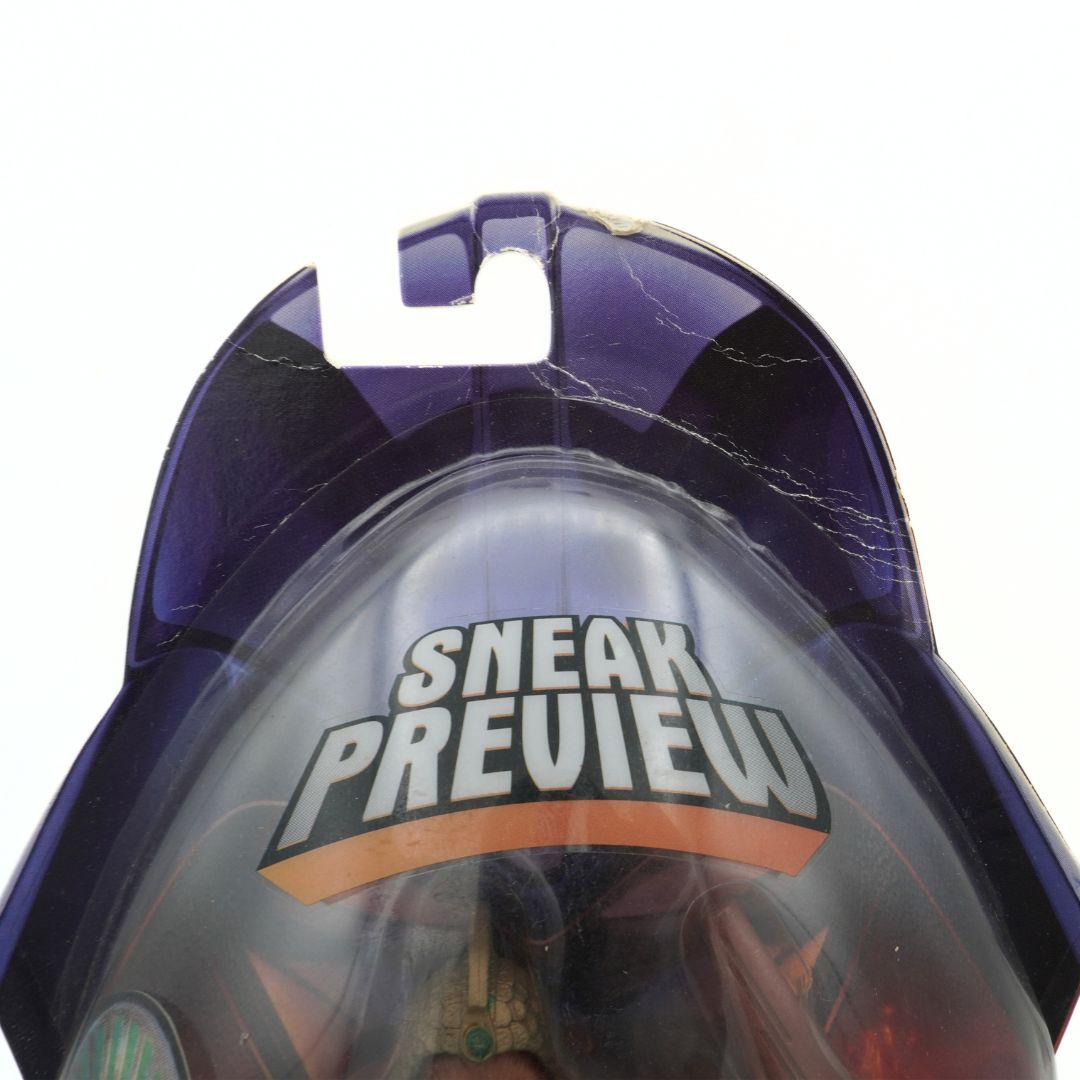 Swingtag on a vintage Star Wars action figure