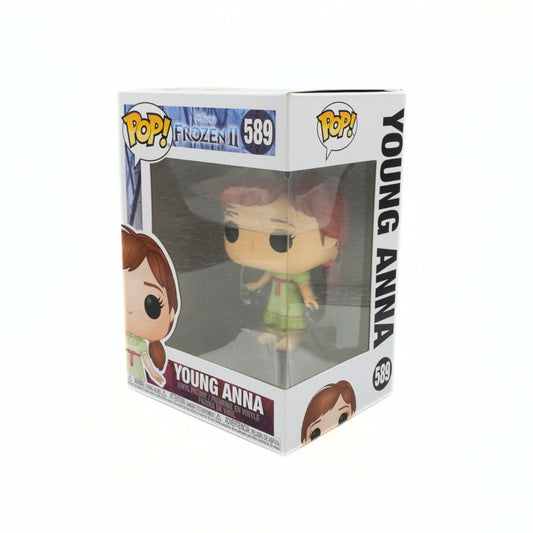 Funko Pop! Young Anna figure packaging with clear window on a white background