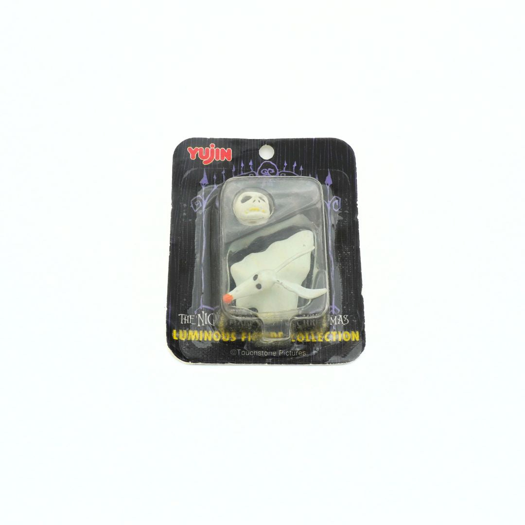 Mini Zero Nightmare Before Christmas figure on cardback; unopened