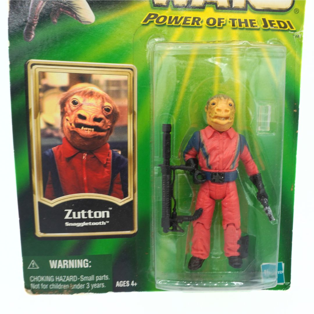 Zutton action figure from Power of the Jedi with packaging
