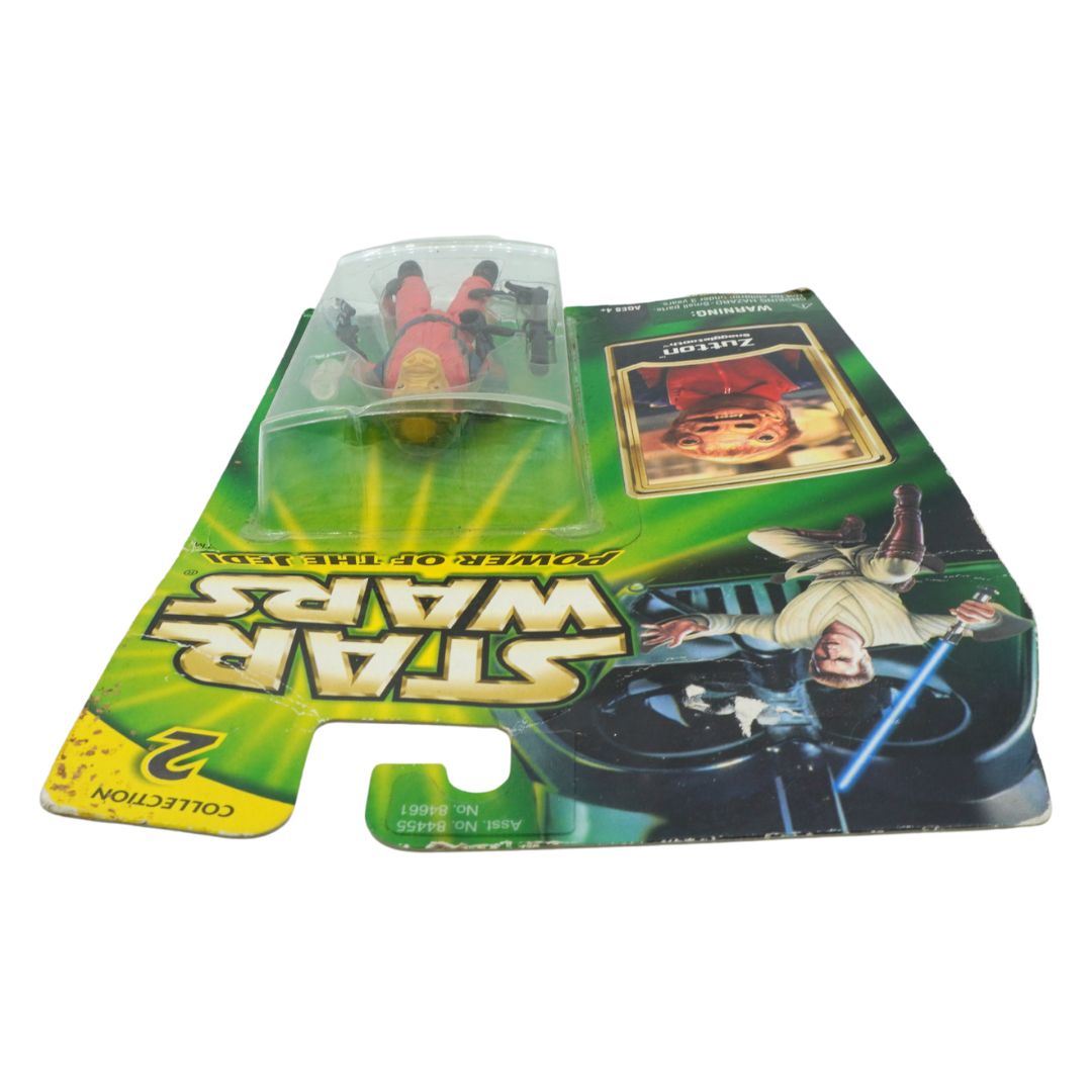 Star Wars toy packaging with characters and text on a white background