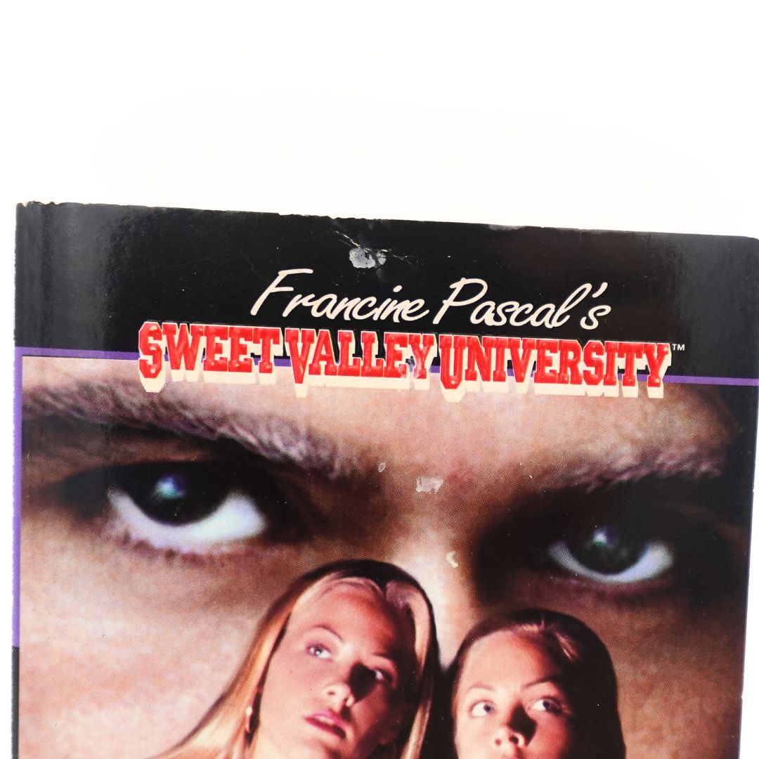 Close up image of Francine Pascal's Sweet Valley University thriller cover